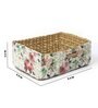 Multicolor Natural Fibre Small Tray Storage Basket