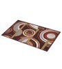 Multicolor Abstract Polyester 15 x 23 Inches Anti Skid Door Mat