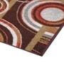 Multicolor Abstract Polyester 15 x 23 Inches Anti Skid Door Mat