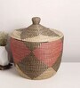 Jute Laundry Basket,Cotton Laundry Storage Basket,Jute & Rope Basket