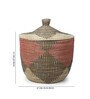 Jute Laundry Basket,Cotton Laundry Storage Basket,Jute & Rope Basket
