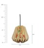 Multicolour Bamboo Paper Japanese Cherry Blossom Origami Hanging Light