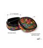 Multicolor Paper Mache  Floral Design Hand Painted  Box