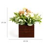 Multicolor Peafowl Potted Artificial Plant
