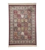 Multicolor Persian 5x7 Feet Machine Made Carpet