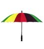 Multicolor UV Coated 1 Fold Nylon Umbrella