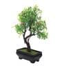 Pink Flowers Artificial Plastic Bonsai Tree with Pot