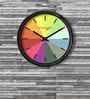 Multicolor Plastic Analog Multicolorcolored Wall Wall Clock
