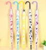 Multicolour Polka Dot Dome Umbrella with Long Handle for Men & Women   Windproof (Pack of 1)