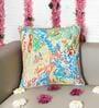 Multicolor Poly Cotton Abstract 16x16 inches Cushion Covers (1pc)