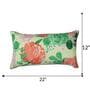 Multicolor Poly Cotton Floral 12x22 inches Cushion Covers (1pc)