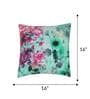 Multicolor Poly Cotton Floral 16x16 inches Cushion Covers (1pc)