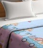 Multicolor Polycotton Cartoon Character 400 GSM Kids Double Bed Comforter