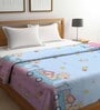 Multicolor Polycotton Cartoon Character 400 GSM Kids Double Bed Comforter