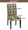 Multicolor Polycotton Geometric 14x18 Inches Chair Covers  (4 pieces)