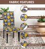 Multicolor Polycotton Geometric 14x18 Inches Chair Covers  (4 pieces)