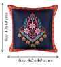 Multicolor Polyester  Printed 16x16 inches  Cushion Covers   Set of 2