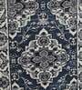 Grey Persian Polyester 4 ft x 6 ft Machine Made Carpet