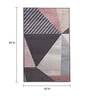 Multicolor Abstract Polyester 5 ft x 7 ft Machine Made Carpet
