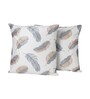 Multicolor Polyester Floral 12x12 inches Cushion Covers (Pack of 2)