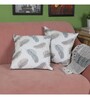 Multicolor Polyester Floral 12x12 inches Cushion Covers (Pack of 2)