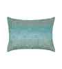 Blue Polyester Abstract 12X18 Inches Cushion Cover