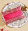 Pink Polyester Abstract 12X18 Inches Cushion Cover