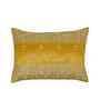 Mustard Polyester Abstract 12X18 Inches Cushion Cover