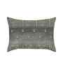 Grey Polyester Abstract 12X18 Inches Cushion Cover