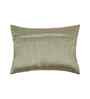 Silver Polyester Abstract 12X18 Inches Cushion Cover