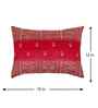 Pink Polyester Abstract 12X18 Inches Cushion Cover