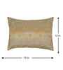 Cream Polyester Abstract 12X18 Inches Cushion Cover