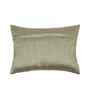 Silver Polyester Abstract 12X18 Inches Cushion Covers (Pack of 2)