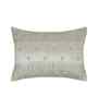 Ivory Polyester Abstract 12X18 Inches Cushion Covers (Pack of 2)