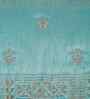 Blue Polyester Abstract 12X18 Inches Cushion Covers (Pack of 2)