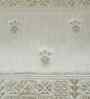 Ivory Polyester Abstract 12X18 Inches Cushion Covers (Pack of 2)