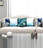 Multicolor Polyester Abstract 16x16 inches Cushion Covers (Pack of 5)