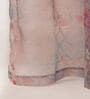 Multicolor Floral Polyester 8 Ft Sheer Rod Pocket Door Curtain