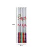 Multicolour Polyester Abstract 7 Ft Light Filtering Eyelet 1 Curtain