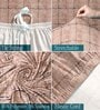 Beige Polyester Abstract (1Pc) Seater Sofa Cover