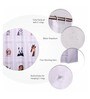Multicolor Shower Polyester 6 Ft Blackout Eyelet Shower Curtain