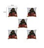 Multicolor Polyester Christmas Special 16x16 inches Cushion Covers (Pack of 5)
