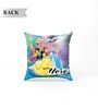 Multicolor Polyester Disney 16x16 inches Reversible Kids Cushion (1 Pc)