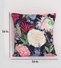 Multicolor Floral Bloom Polyester 16 x 16 Inches Cushion Covers (Set of 2)