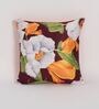 Multicolor Floral Polyester 16 x 16 Inches Cushion Covers (Set of 5)