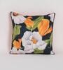 Multicolor Floral Polyester 16 x 16 Inches Cushion Covers (Set of 5)