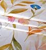 Multicolor Polyester Floral 5ft Room Darkening Eyelet Window Curtains (2 Pc)
