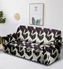 Multicolor Abstract Polyester (1Pc) Seater Sofa Cover