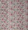Multicolor Polyester Floral 5ft Sheer Eyelet (2 pc) Window Curtains
