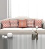 Multicolor Polyester Geometric 16x16 inches Cushion Covers (Pack of 5)